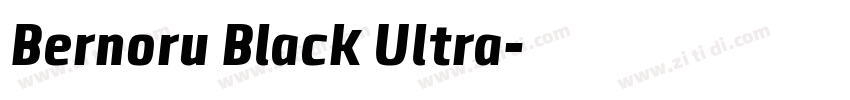 Bernoru Black Ultra字体转换